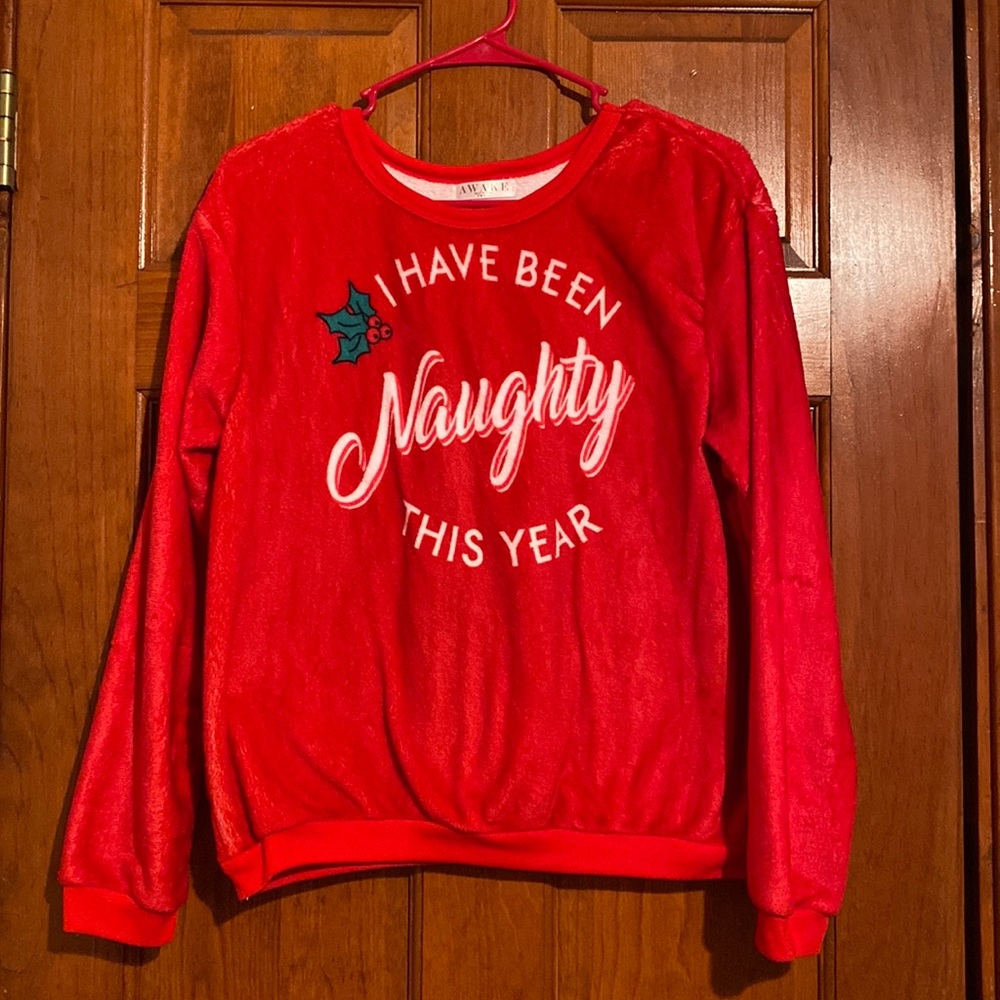 Awake Red Soft Christmas Sweater